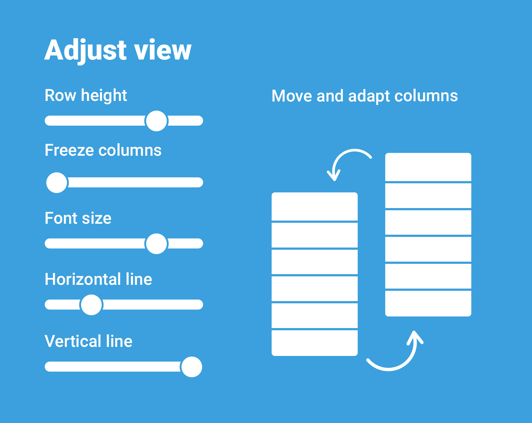 Adjust view in Zenegy Numbers.